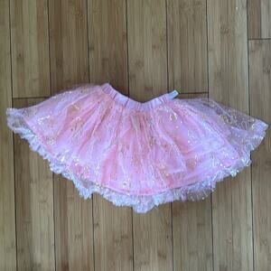DISNEY Collection by Tutu Couture Pink Gold Floral Tutu Halloween Size 2T